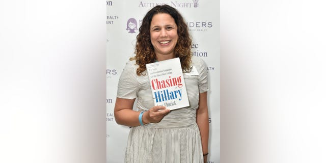 Amy Chozick attends Authors Night At East Hampton Library on August 11, 2018 in East Hampton, New York.
