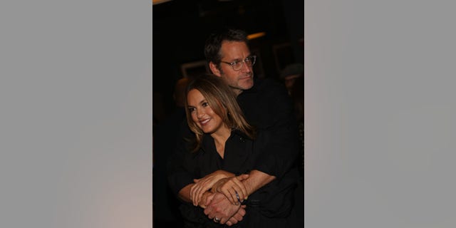 Mariska Hargitay and Peter Hermann on Nov. 5, 2018, in New York City. (Photo by Manny Carabel/Getty Images)
