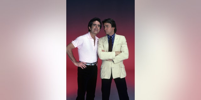 Richard Kline and John Ritter in September 1981. (Walt Disney Television via Getty Images Photo Archives/Walt Disney Television via Getty Images).