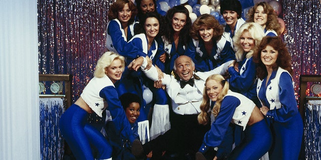 Gavin McLeod with the Dallas Cowboys cheerleaders, 1979. — Photo by Walt Disney Television via Getty Images