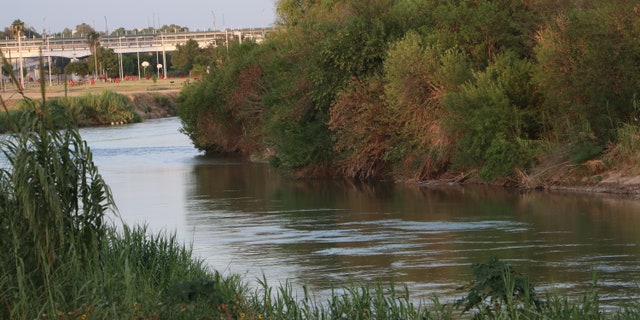 In Laredo, the distance between Mexico and the U.S. is just a short, but risky, swim. (Adam Shaw/Fox News)