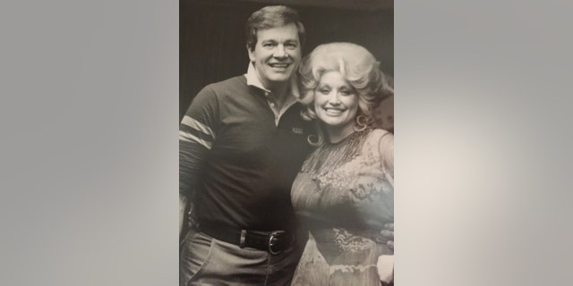 Wink Martindale with Dolly Parton. — Courtesy of Wink Martindale