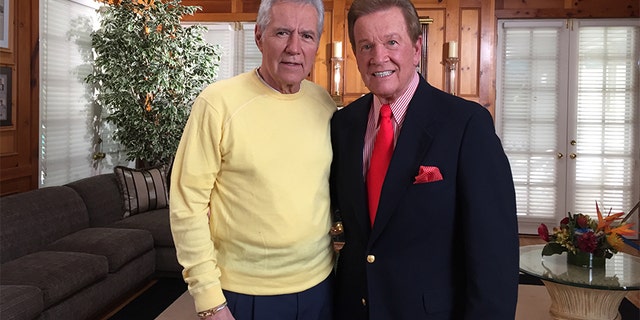 Wink Martindale with Alex Trebek. — Courtesy of Alex Trebek