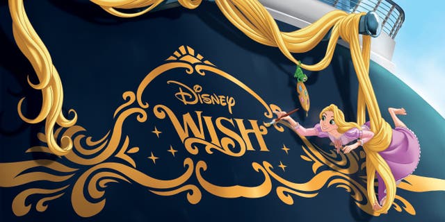 The future stern of the Disney Wish will feature Rapunzel. (Disney)