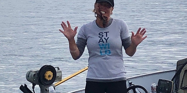 Jamie Bisceglia described the pain of the octopus bite as “intense,” adding that the bleeding lasted for 30 minutes.