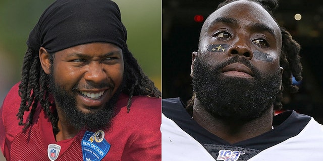 Josh Norman, left, and Demario Davis helped bail out an illegal immigrant who was detained by immigration officials in May.