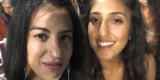Liad Gold with her younger sister Naama Issachar (right), who has been detained in Russia since April after authorities allegedly found nine grams of cannabis in her luggage during a layover in Moscow.
