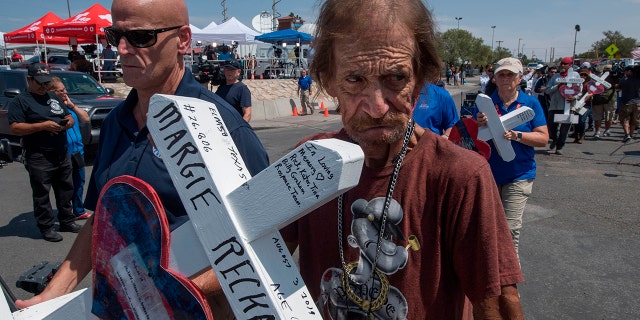 Antonio Basbo invited the public to attend the funeral services of his wife Margie Reckard, who was killed in a massacre at an El Paso, Texas, Walmart on Aug. 3.