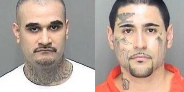 Jaime Caudillo, left, and Steven Rincon, were both charged with attempted murder of a police officer, according to a report.