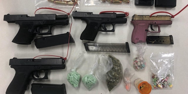 In a satchel belonging to Lam, police said officers found 167 ecstasy pills, 182 Xanax pills, 13 Adderall pills and 10 grams of marijuana. Officers also found an additional 16 Xanax bars the 15-year-old “concealed in his pants near his groin,” according to the Metro Police Department.