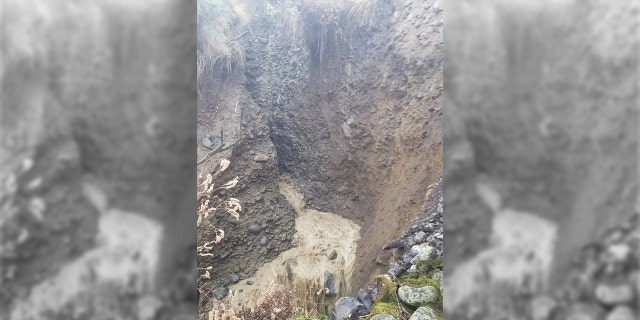 "Extremely heavy rain" from a thunderstorm caused mud and debris flows in the Squilchuck Canyon in Washington state on Saturday, according to officials.