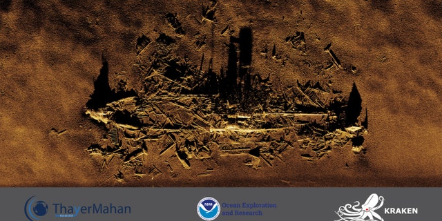 The wreck site off the shore of Virginia/North Carolina.