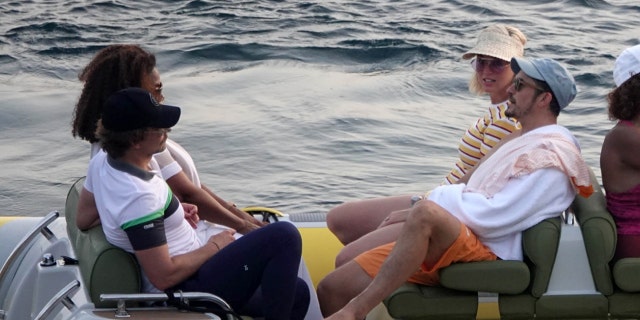 Oprah Winfrey, Bradley Cooper, Orlando Bloom and Katy Perry visited Panarea and took a rubber-boat trip to a natural area forbidden to motor-boats. It was part of an ultra-exclusive Google summit on climate change.