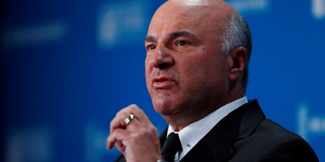 Kevin O'Leary Chairman, O'Shares ETFs; Television Personality, "Shark Tank" speaks during the Milken Institute's 22nd annual Global Conference in Beverly Hills, California, U.S., April 30, 2019.