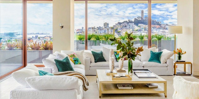 The giant property, which spans a full city block and has 9,500-square feet of living space.
