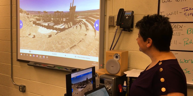 âIt was absolutely wonderful, I got to show them what these ancient ruins look like,â Hawkins said. âI would never be able to take them to see ruins in Italy and Greece. So, they were able to explore and point it out and see how these people actually performed.â