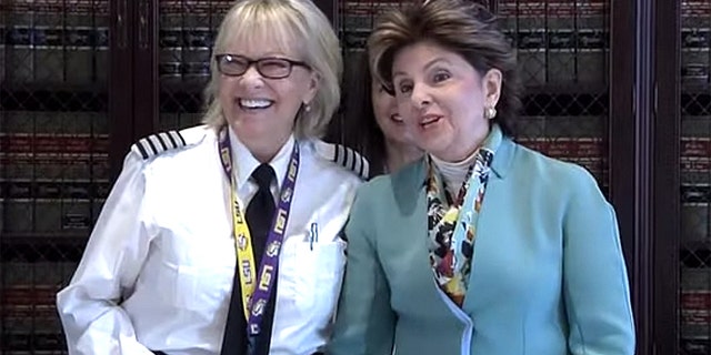 Pilot Shari Drerup, pictured left, is suing her one-time employer NetJets Inc., with the help of Gloria Allred, right, on grounds of gender discrimination.
