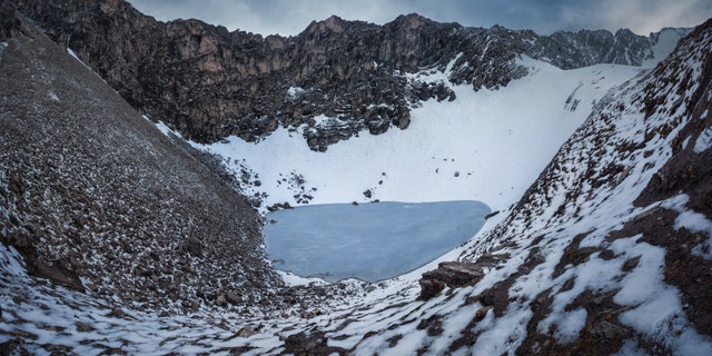 Roopkund Lake and its surrounding mountains. (Atish Waghwase)