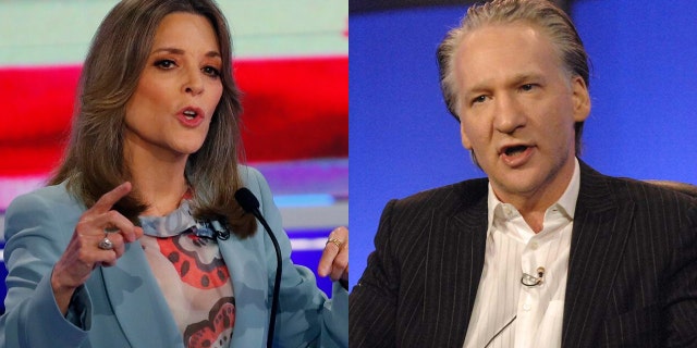 Marianne Williamson's candidacy now seems to interest comedian Bill Maher, who previously spoke of her as an also-ran.