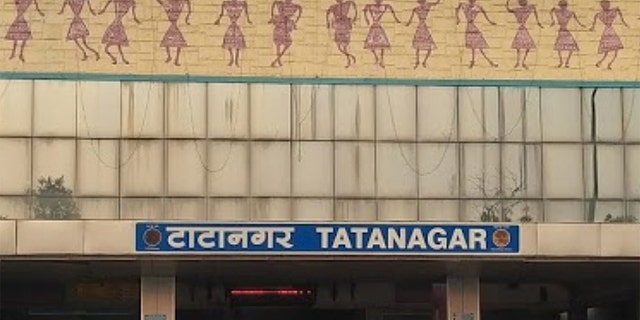 Tatanagar train station in India.