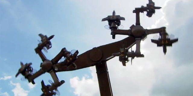 People quickly compared the "Eagle Fly" ride at Tatzmania amusement park in Germany to the swastika symbol.