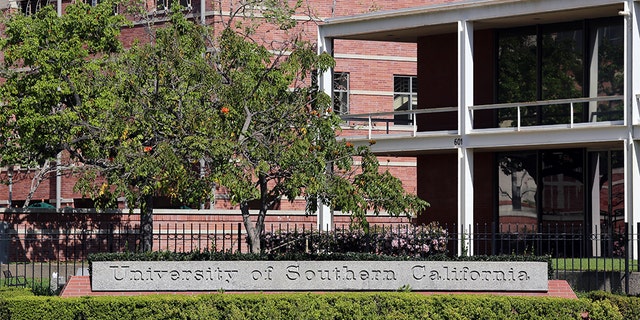 The University of Southern California located near downtown Los Angeles.