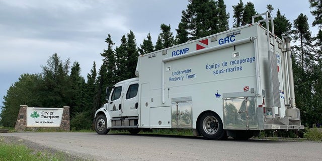 Manitoba RCMP's Underwater Recovery Team arrived Gillam, Manitoba Saturday night and divers will begin to search a section of the Nelson River on Sunday, according to authorities.