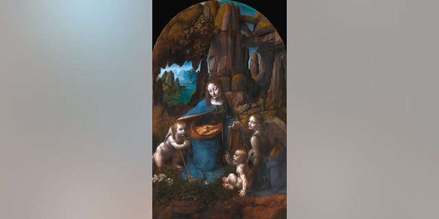 ‘The Virgin of the Rocks’ is one of three panels that da Vinci was commissioned to produce for an altarpiece in 1483. (VCG Wilson/Corbis via Getty Images)