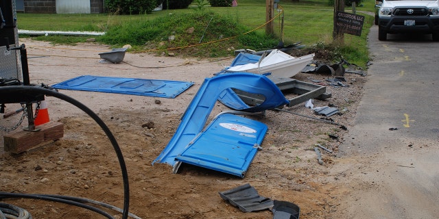 The first explosion was reported around 12:30 a.m. on Aug. 17 in the town of Westerly, Rhode Island, according to officials.