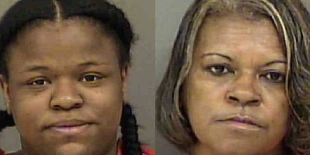 Brianna Leshay Wright, left, and her mother-in-law, Tanya Fuentes, right, were sentenced to 10 years and 2 years, respectively, in prison for sex trafficking.