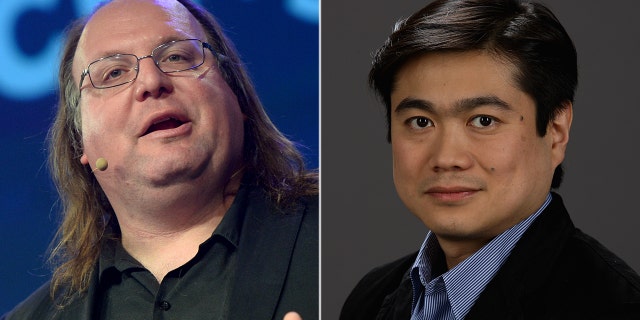 Ethan Zuckerman, director of the lab’s Center for Civic Media at the Massachusetts Institute of Technology, left, said director Joi Ito, right, failed to disclose that deceased financier Jeffrey Epstein funded the research center. (Getty)