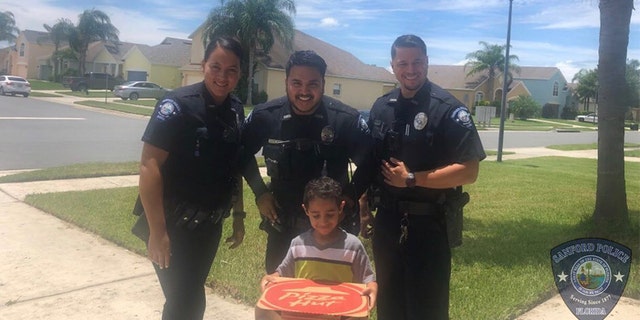 A young Florida boy called 911 and told dispatchers that he was hungry and wanted to order a pizza, the Sanford Police Department says.
