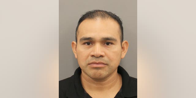 Tomas Mejia Tol, 42, was charged on Friday with criminal negligent homicide and endangering a child after his 12-year-old struck and killed 47-year-old Enrique Vazquez and his dog in Houston on Thursday afternoon.