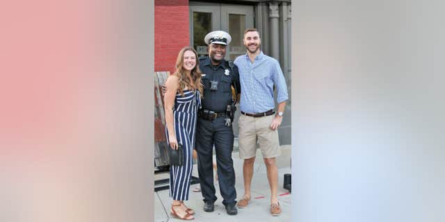 “The public is quickly and consistently made aware of presumed indiscretions or missteps by law enforcement officers," the bride-to-be's mother wrote. ​​​"Seldom are citizens made aware of the positive actions of police officers."