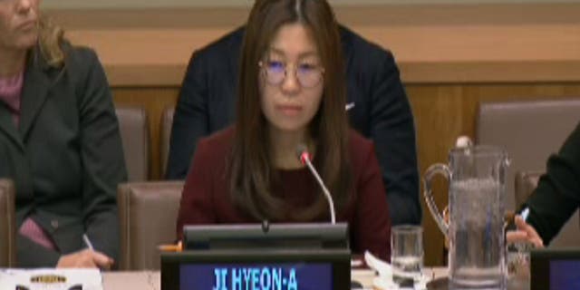 A North Korean defector in 2017 forced to undergo abortion in detention. (UNTV)