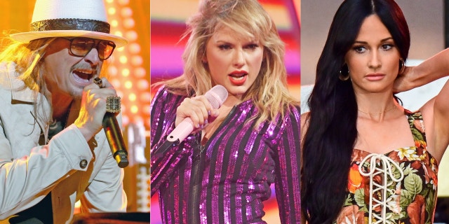 Kid Rock slammed Taylor Swift in a sexist tweet after she spoke about political activism. Kacey Musgraves was accused of