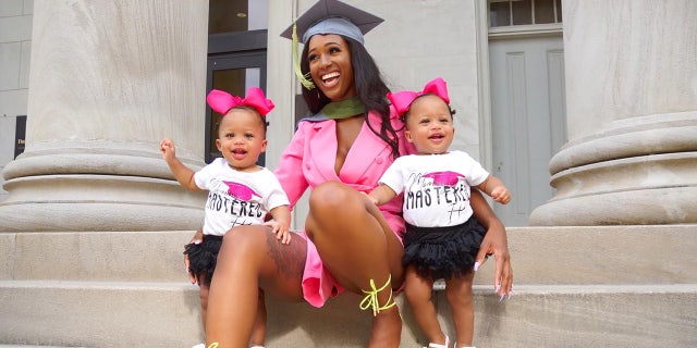 The proud mom told Fox News that she never would have been able to weather the challenging season of life without the support of family and friends, especially her dad.