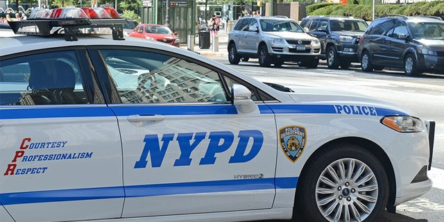 An NYPD vehicle in New York