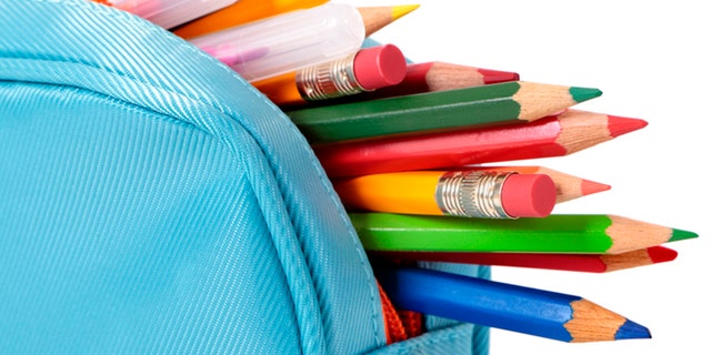 Pencil cases and boxes were a must for storing grade-school items.