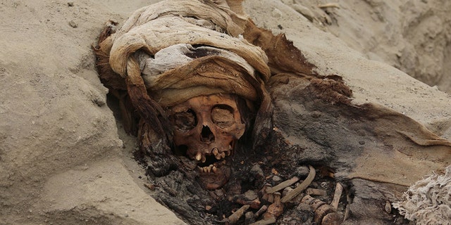 The grisly remains of more than 200 children and warriors were found at Huanchaco in Peru.