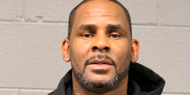 R. Kelly is photographed during booking at a police station in Chicago, Ill.,Â Feb. 22, 2019. (Chicago Police Dept. via AP)