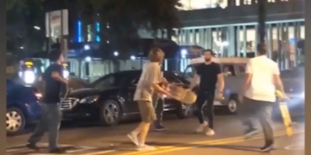 A group of teenagers were seen on video attacking two men with skateboards in Orlando back in May, according to police who recently released video of the assault.