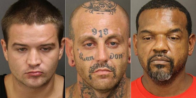 Gregory Maze, 29, Stephen Martin, 38, and Henry Carr Jr., 51.