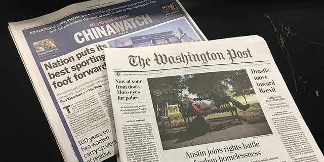 The Washington Post included an eight-page “advertising supplement” controlled by the Chinese government. (Alex Pappas)