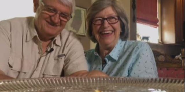 Anne and David Cowburn of West Grove, Penn., have been eating their wedding cake for 49 years.