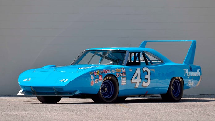Richard Petty's once lost NASCAR Plymouth Superbird is heading to auction and the sky's the limit