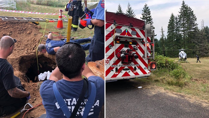 Oregon woman rescued from septic tank after being trapped in raw sewage for days, officials say