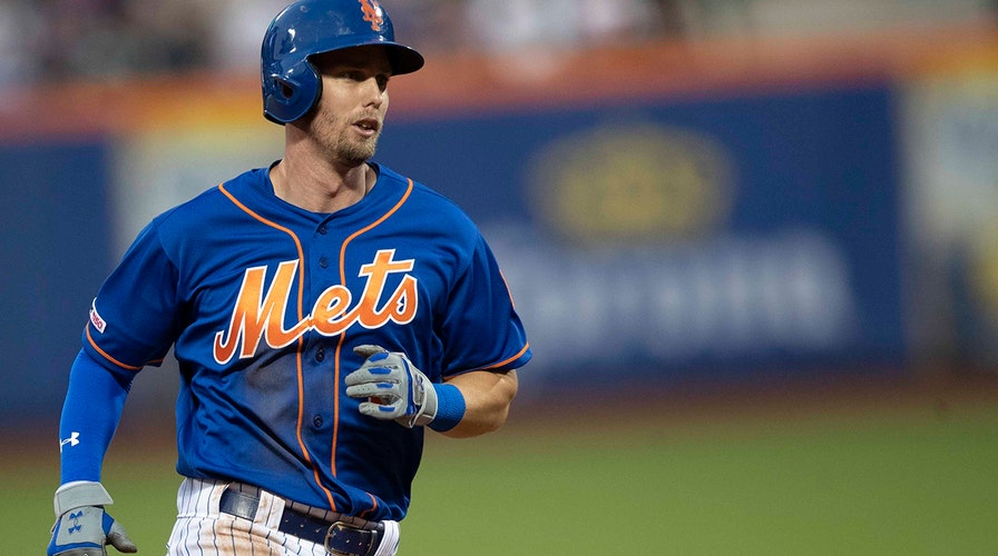 This is a 2023 photo of Jeff McNeil of the New York Mets baseball team.  This image reflects the Mets active roster as of Thursday, Feb. 23, 2023,  when this image was