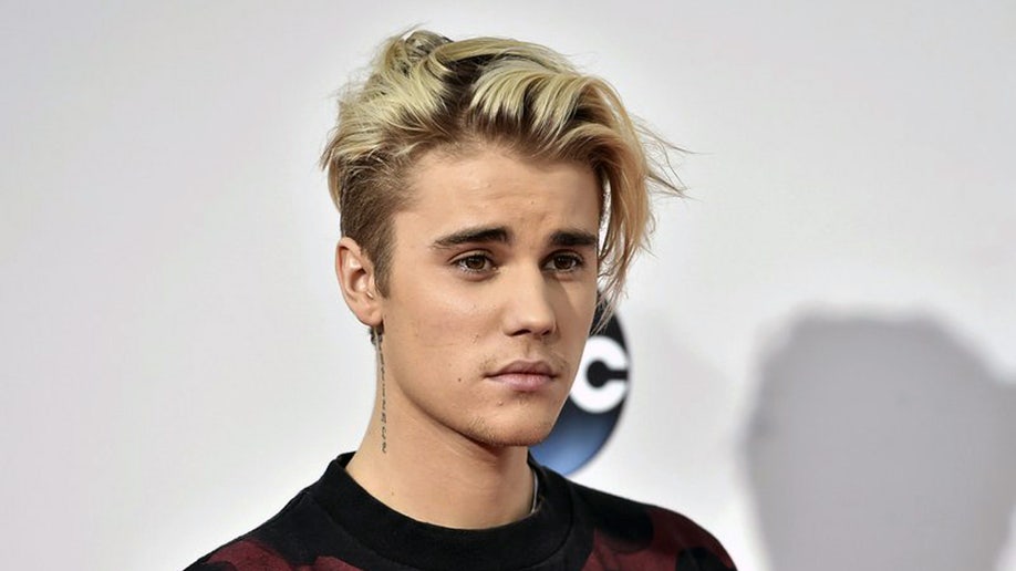 Justin Bieber at the American Music Awards