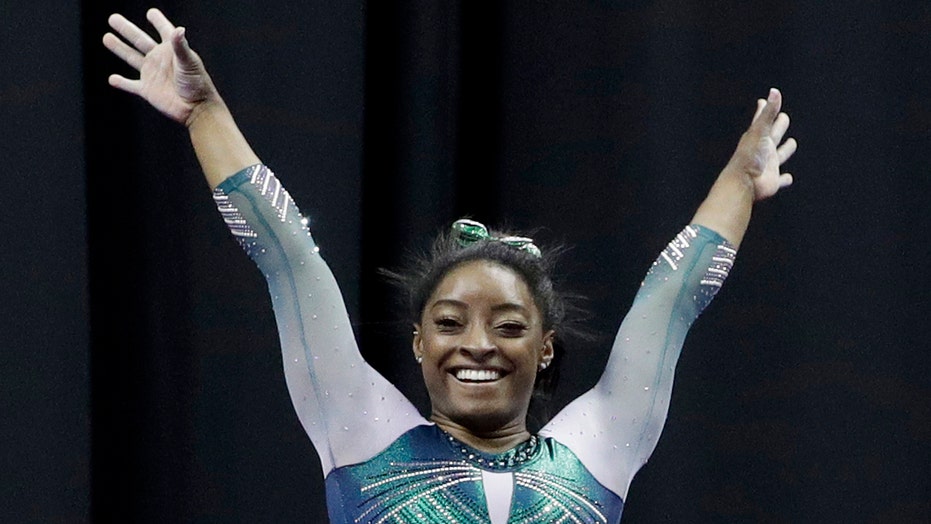 Simone Biles Makes History With Balance Beam Dismount At Us